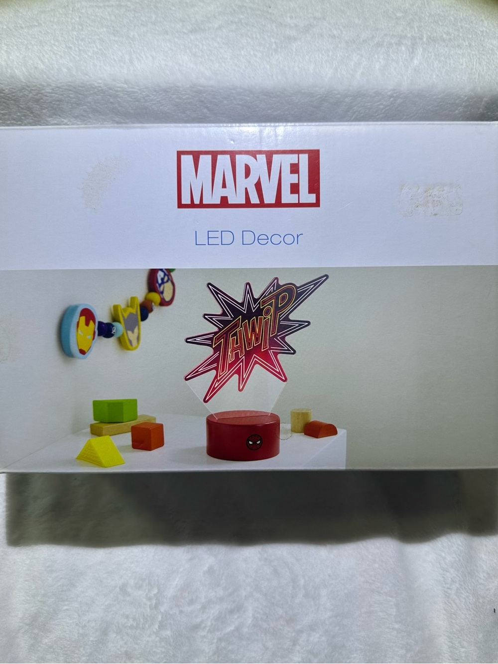 Marvel Spider-Man THWIP LED Decor Table Lamp Acrylic Night Light